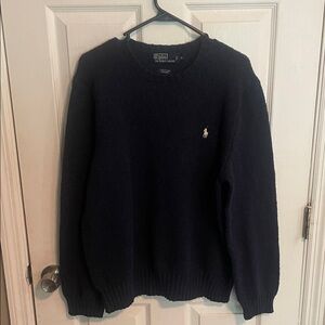 Polo Ralph Lauren Men's Dark Blue Crewneck Sweater
